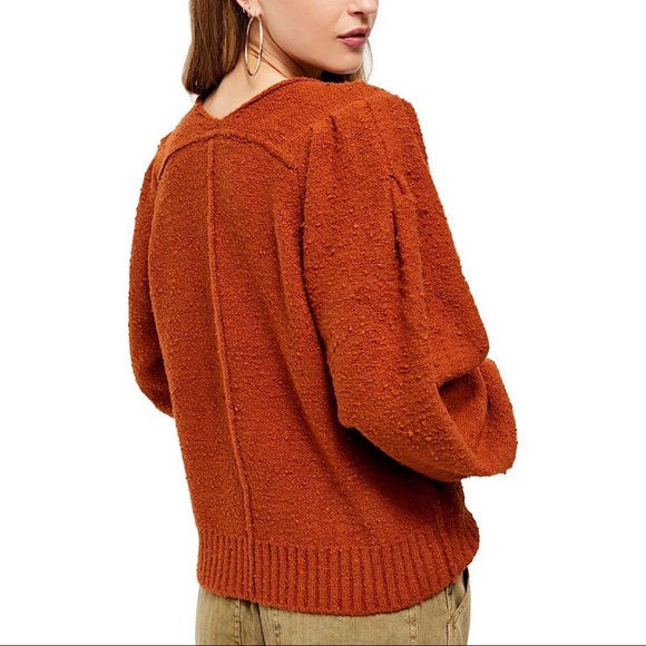 NWT Free People Reverie V-Neck Sweater XS - Picture 5 of 5